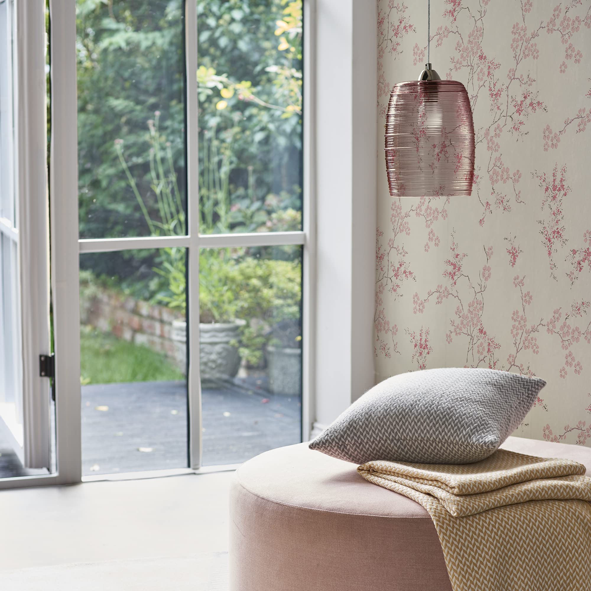 Laura Ashley Papier peint à blush oriental Blossom
