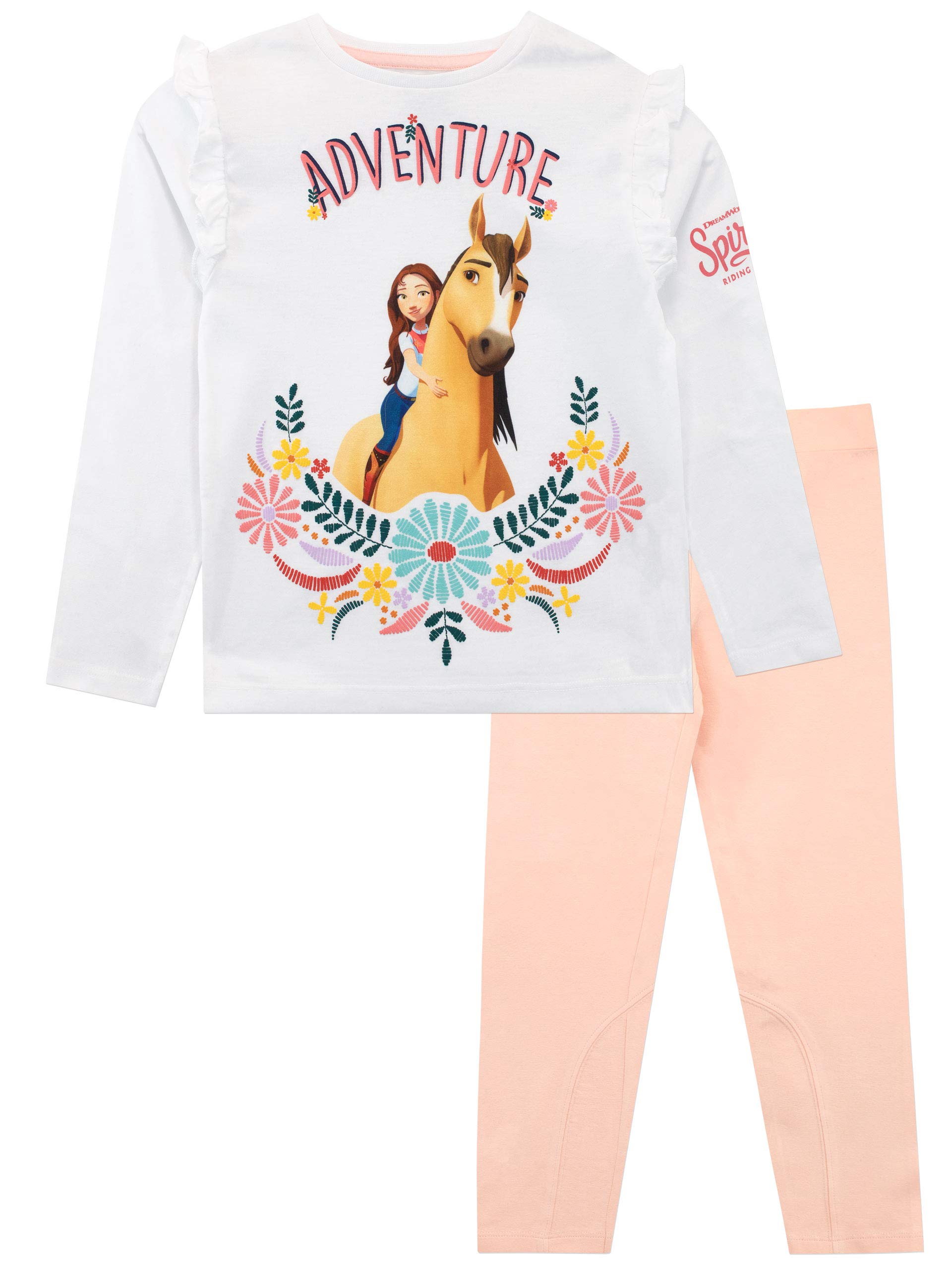 Girls Spirit Riding Free Top & Leggings Set