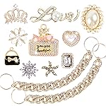 sjavocado Bling Shoe Charms for Clog Shoes Decoration for Girls Women Designer Clogs Charms for Girls Gift Crystal…