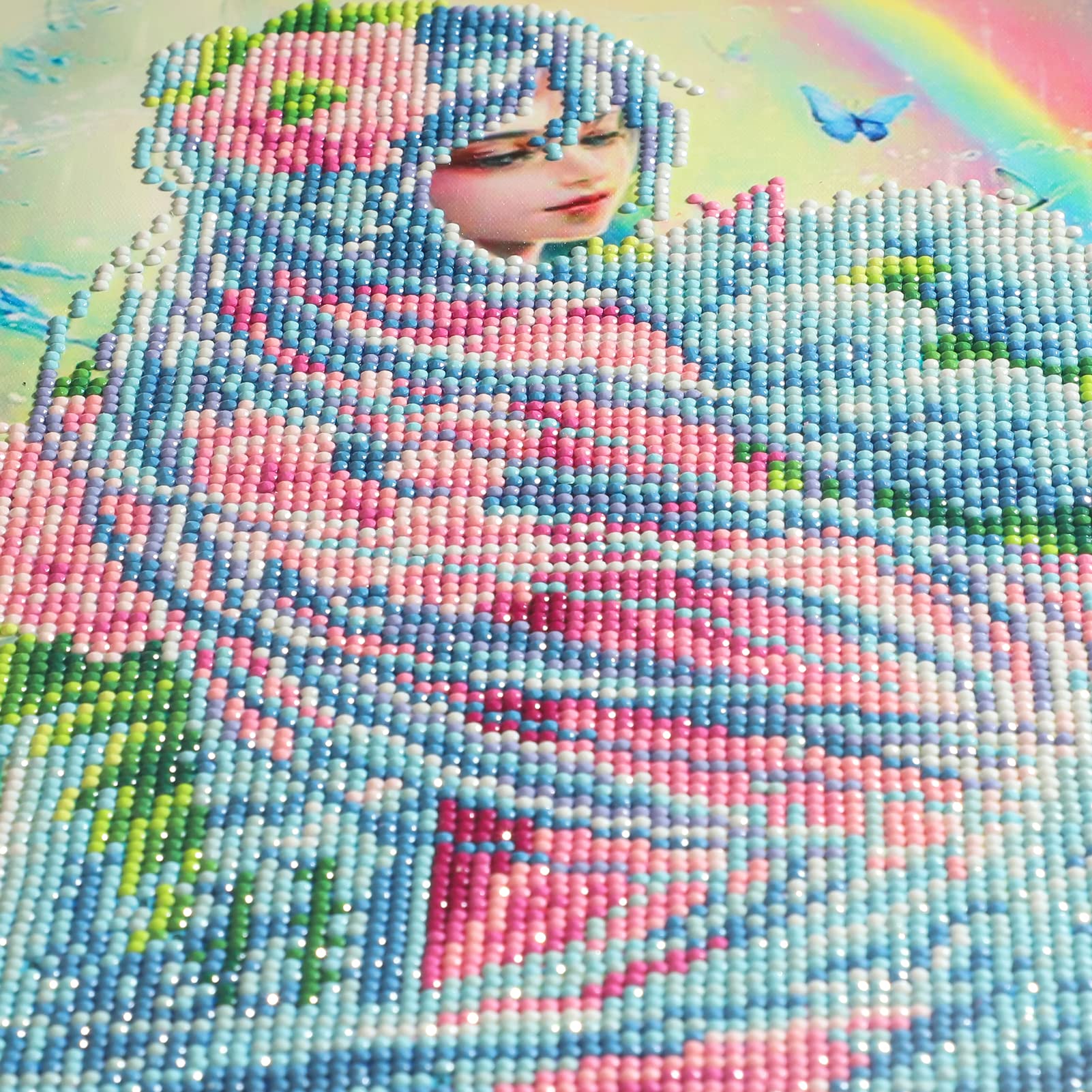 Diamond Painting Kerst - Muis in cirkel - Shop nu