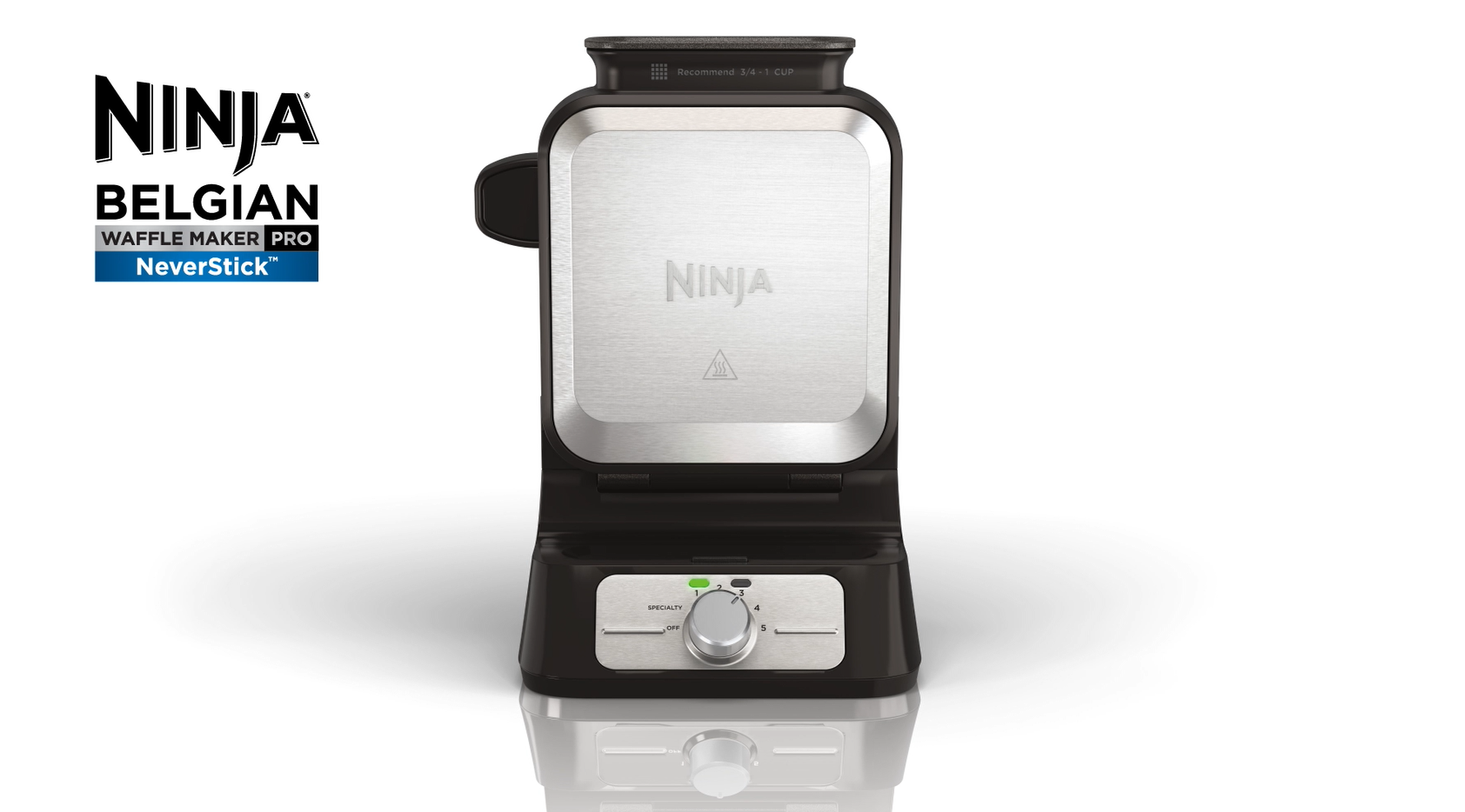 Ninja Belgian Waffle Maker PRO NeverStick (BW1001)