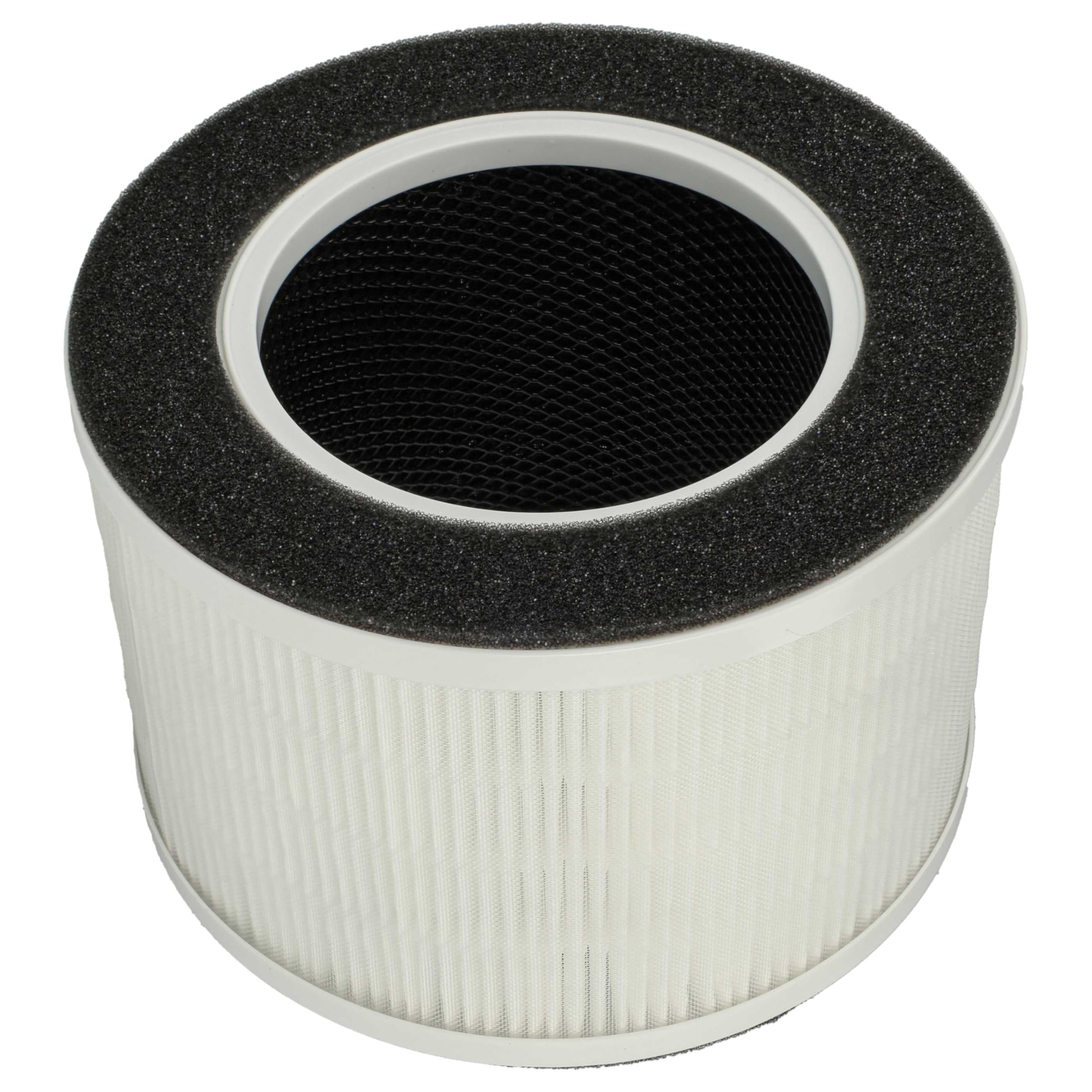 vhbw 3x filtro de aire compatible con Medion 50065868 purificador - Filtro combi prefiltro + HEPA + carbón activo