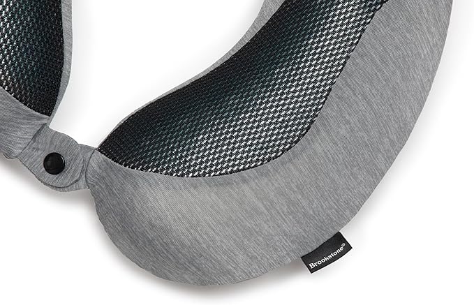 Almohada Viaje Memory Foam Cool Touch Gris Oscuro miniatura 3