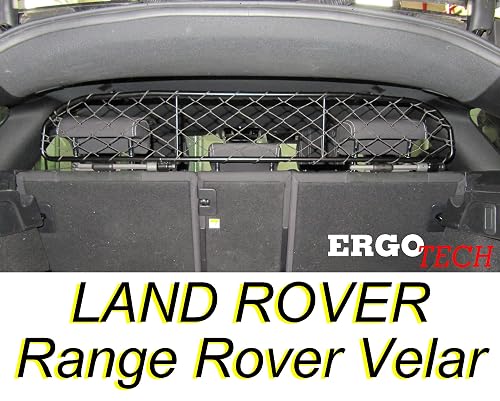 ERGOTECH Rejilla Separador protección para Range Rover Velar, RDA65-XXS16 klr013, para Perros y Maletas