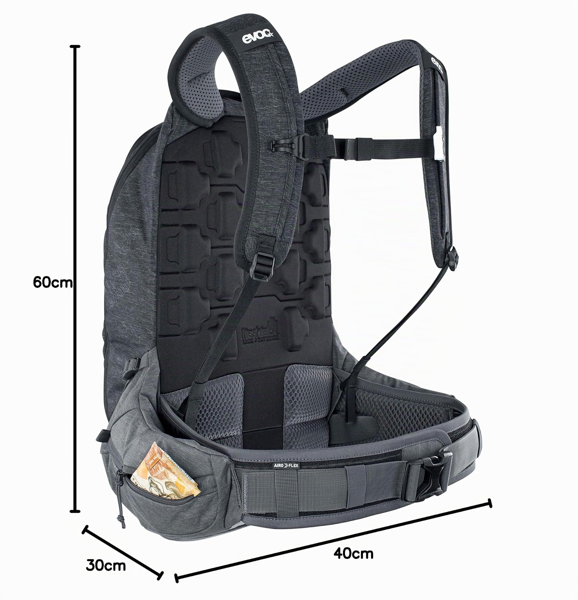 EVOC TRAIL PRO Sac à dos protecteur pour le trail & la course