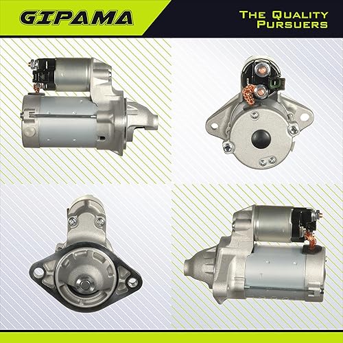 Miniatura 2 de Arrancador 17841 para Toyota Corolla Matrix 2003, 2004, 2005, 2006, 2007, 2008, Pontiac Vibe, motor L4 de 1.8L, repuesto OE # 28100-0D080