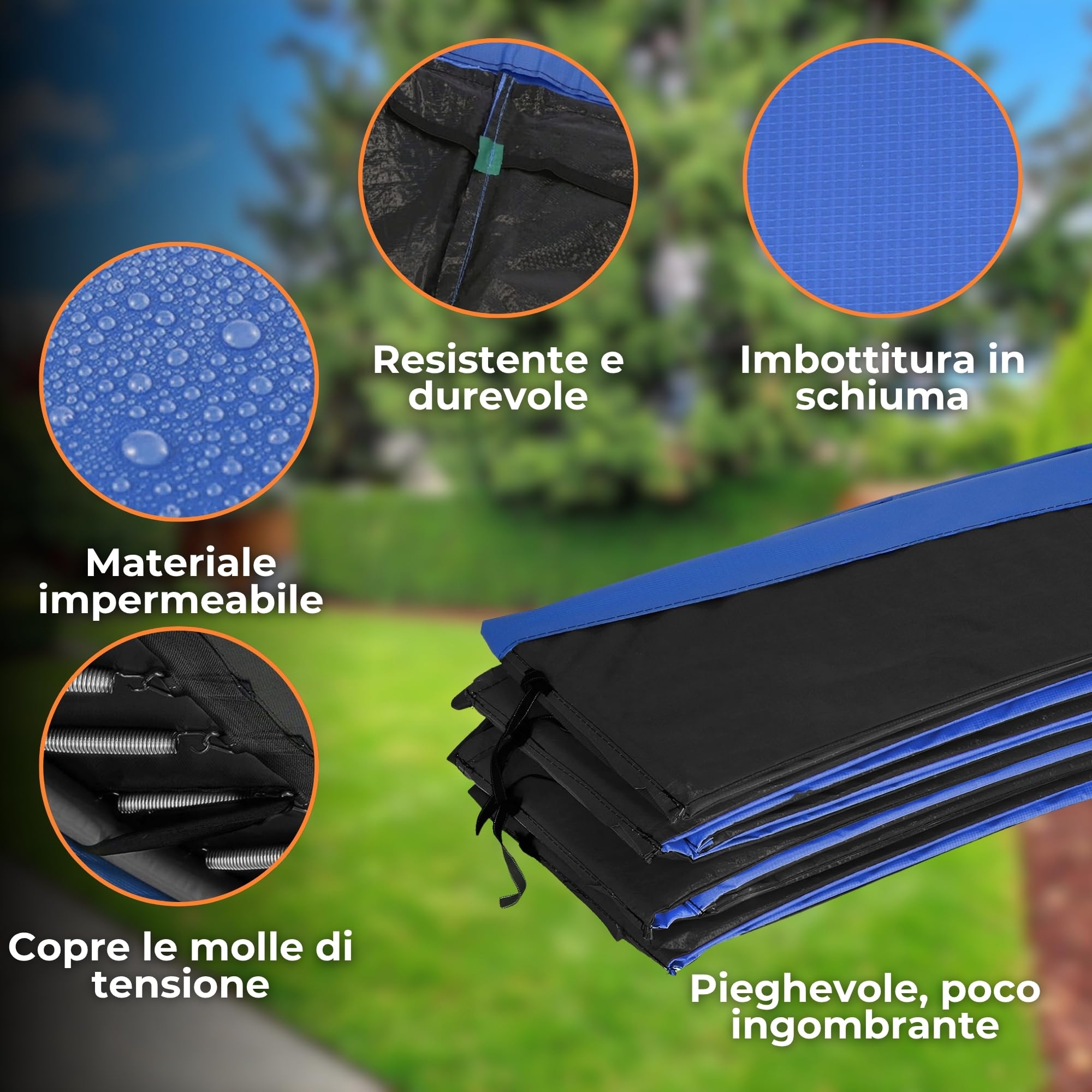 SPRINGOS Parti di Ricambio per Imbottiture per trampolini per trampolini Elastici