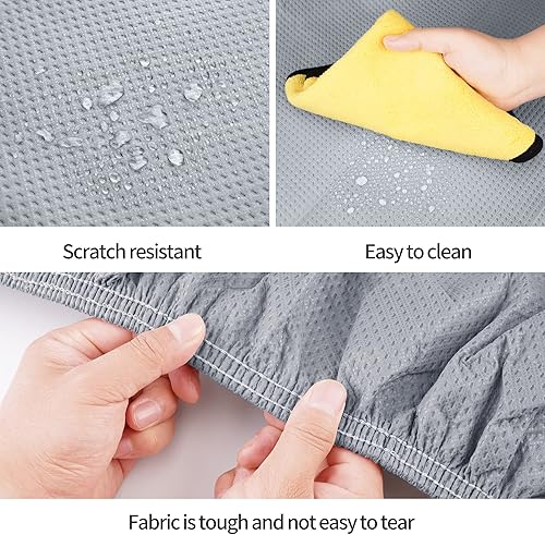 Miniatura 6 de GXT Funda de automóvil resistente al viento y al polvo para exteriores e interiores, 3 capas de tela transpirable resistente con protección UV,