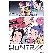 Netflix KPop Demon Hunters (2025) - Huntrix Manga Panels Wall Poster, 34L" x 22.4W", Unframed Version