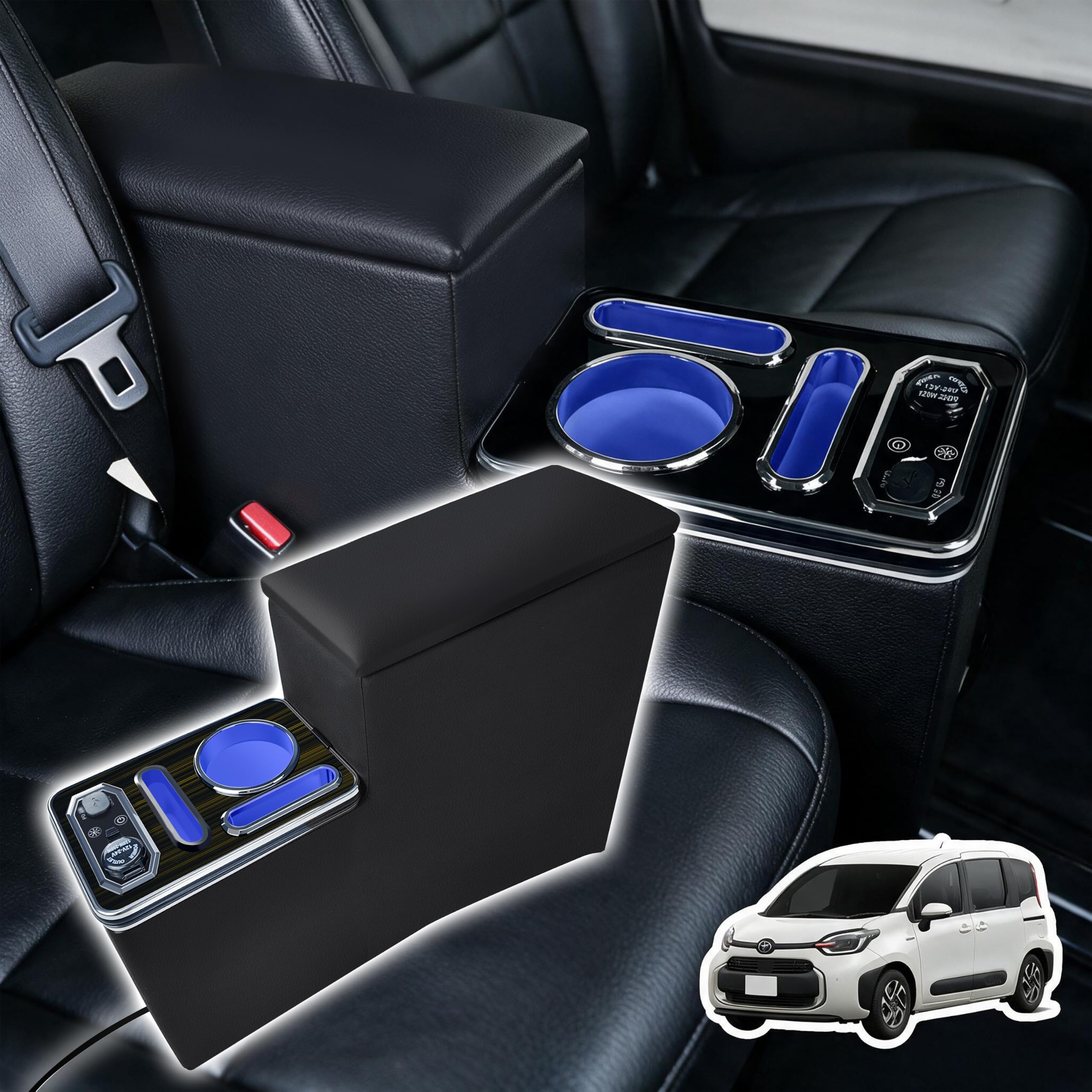 Amazon | コンソールボックス シエンタ 10系/170系 アームレスト 車