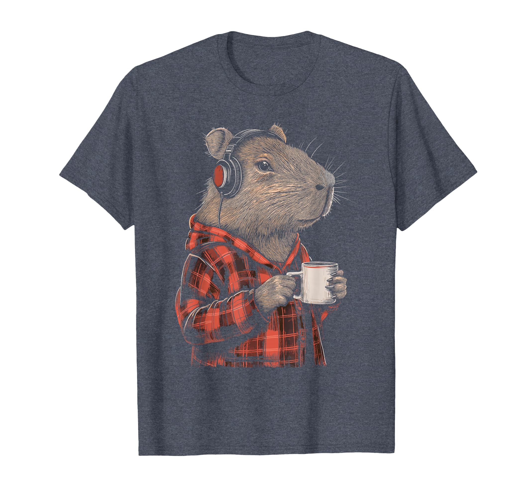 Capybara Hipster Men Women Kids Boys Girls Funny Capybara T-Shirt