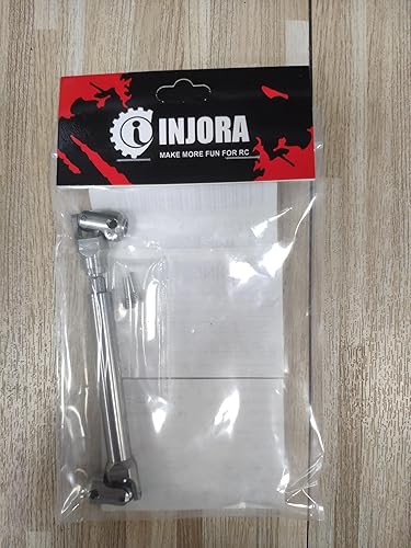 Miniatura 7 de INJORA Eje de transmisión de acero inoxidable resistente para Axial SCX10 90046 AXI03007 TRX4 Redcat Gen8 110 RC Car Crawler Upgrad(5.079 in-7.047