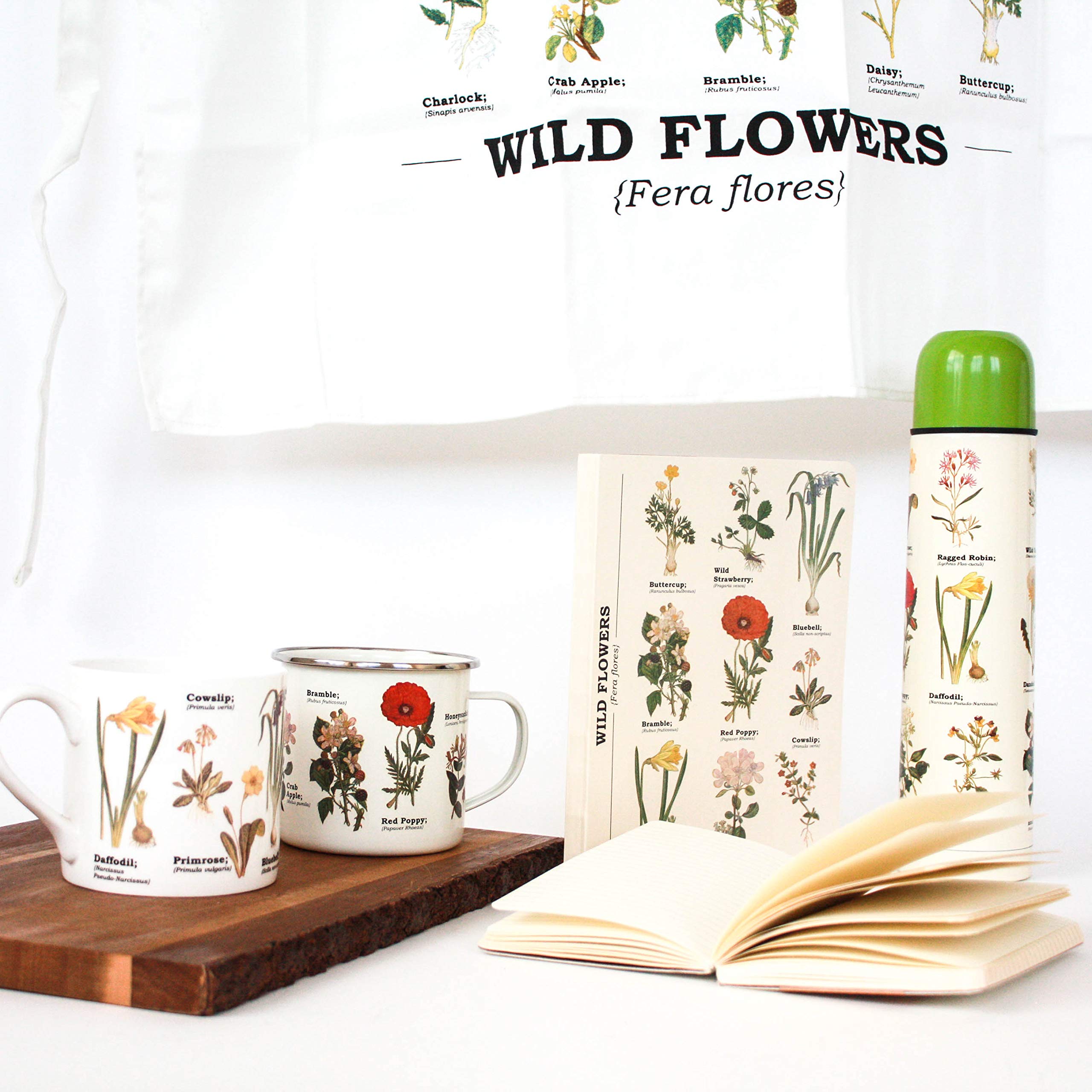 Gift Republic Wild Flower Apron, 100%-cotton, Multicoloured, One Size - Image 2