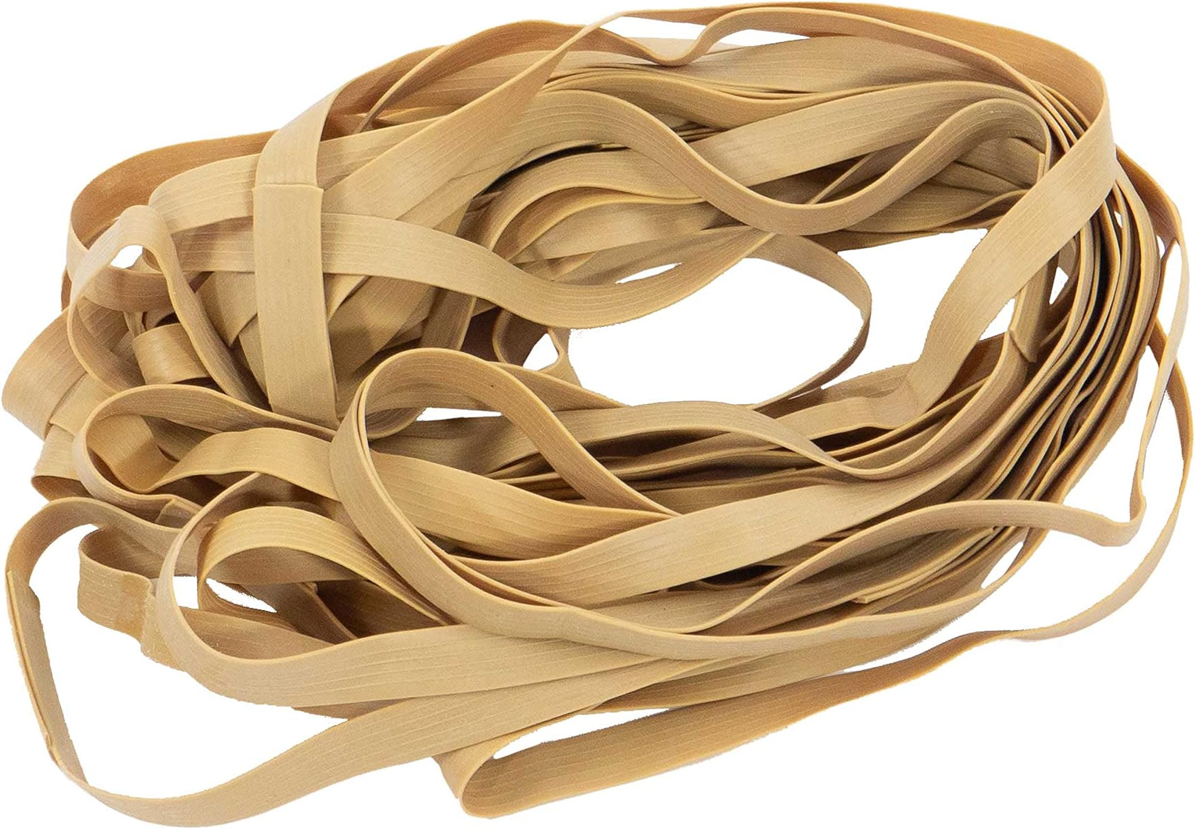 US Cargo Control Large Rubber Moving Bands - 25 Inch Unstretched - 50 Inch Fully Stretched - Yellow Moving Rubber Bands for Moving Supplies - Includes 12 Big Rubber Band Straps