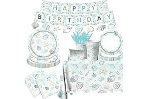 Seashell Party Decorations for Beach Themed Birthday