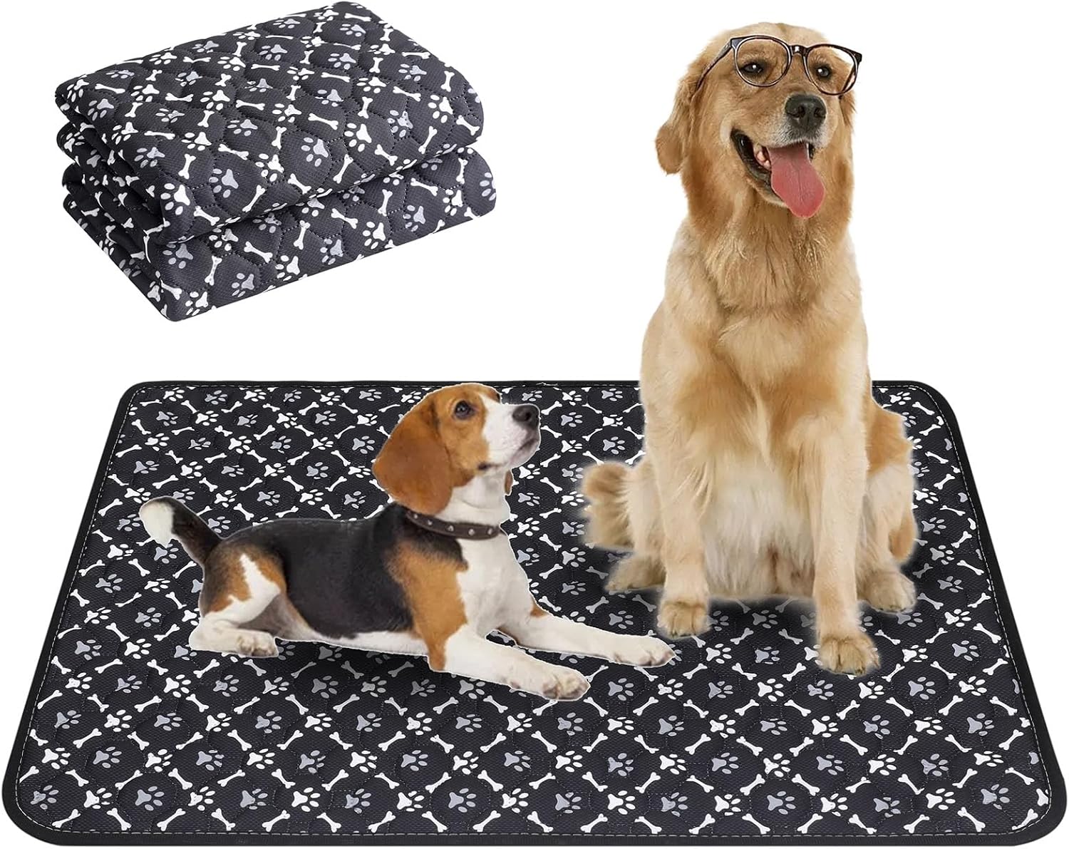 Super Absorbent Washable Pee Pads for Dogs 2Pack