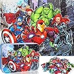 LELEMON Puzzles for Kids Ages 4-8,100 Piece Puzzles for Kids in a Metal Box, Educational Childrens Jigsaw Puzzles 100 Piece Puzzle Games Puzzle Toys for Girls and Boys