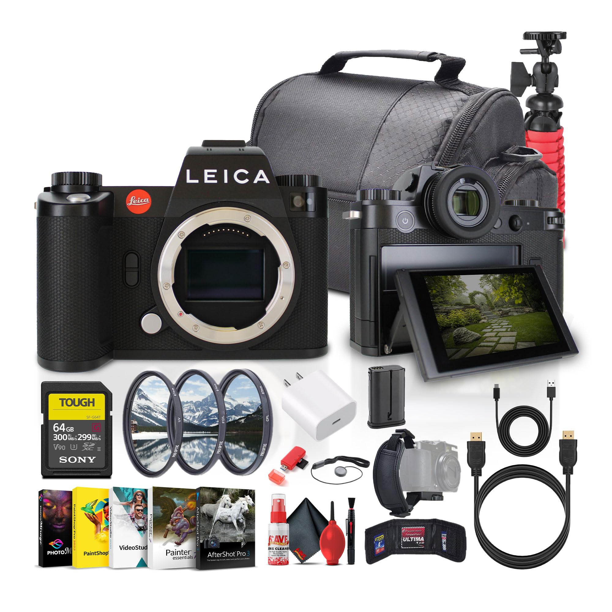 Amazon.com : Leica SL3 Mirrorless Digital Camera (10607) + 64GB