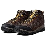 Merrell Oakcreek Mid Shoes for Men Offers Waterproof, Lace Closure, and Man-Made Outsole Charcoal 13 M