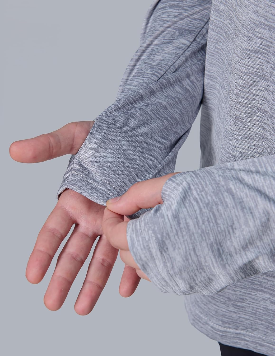 Liberty Imports 3-Pack Youth Boys Teen Dry-Fit Hoodies Long Sleeve Athletic Pullover Sweatshirts Lightweight Activewear - Image 5