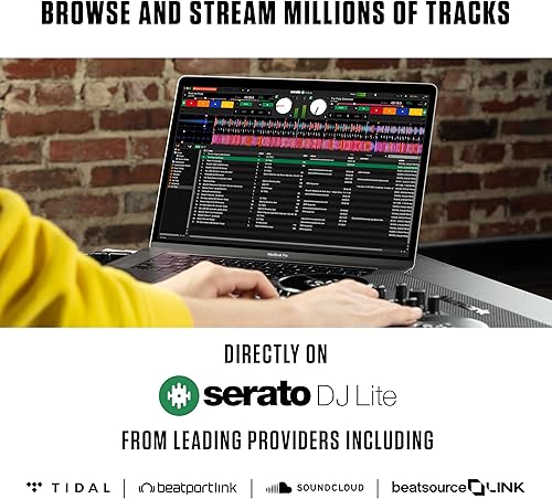 Miniatura 7 de Numark Party Mix Live - Controlador de DJ con altavoces integrados, luces de fiesta y mezclador de DJ, set completo de DJ con mezclador e interfaz