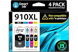 Smart Ink Compatible Ink Cartridge Replacement for HP 910XL 910 XL (Black...