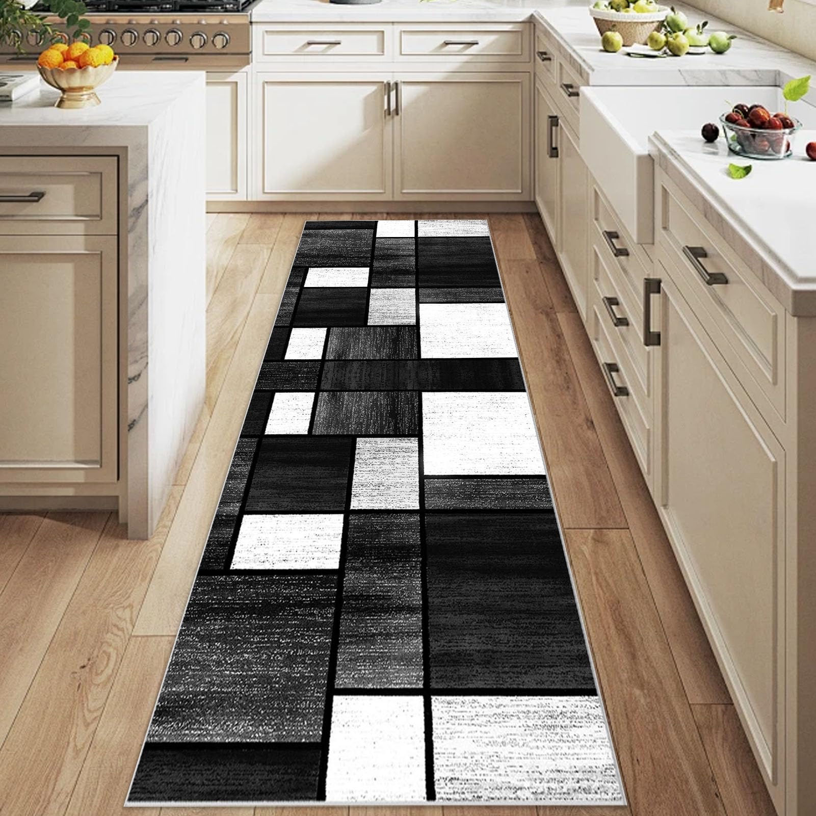 Alfombra de cocina suave de 70x130 cm ideal para proteger el suelo en zonas de paso