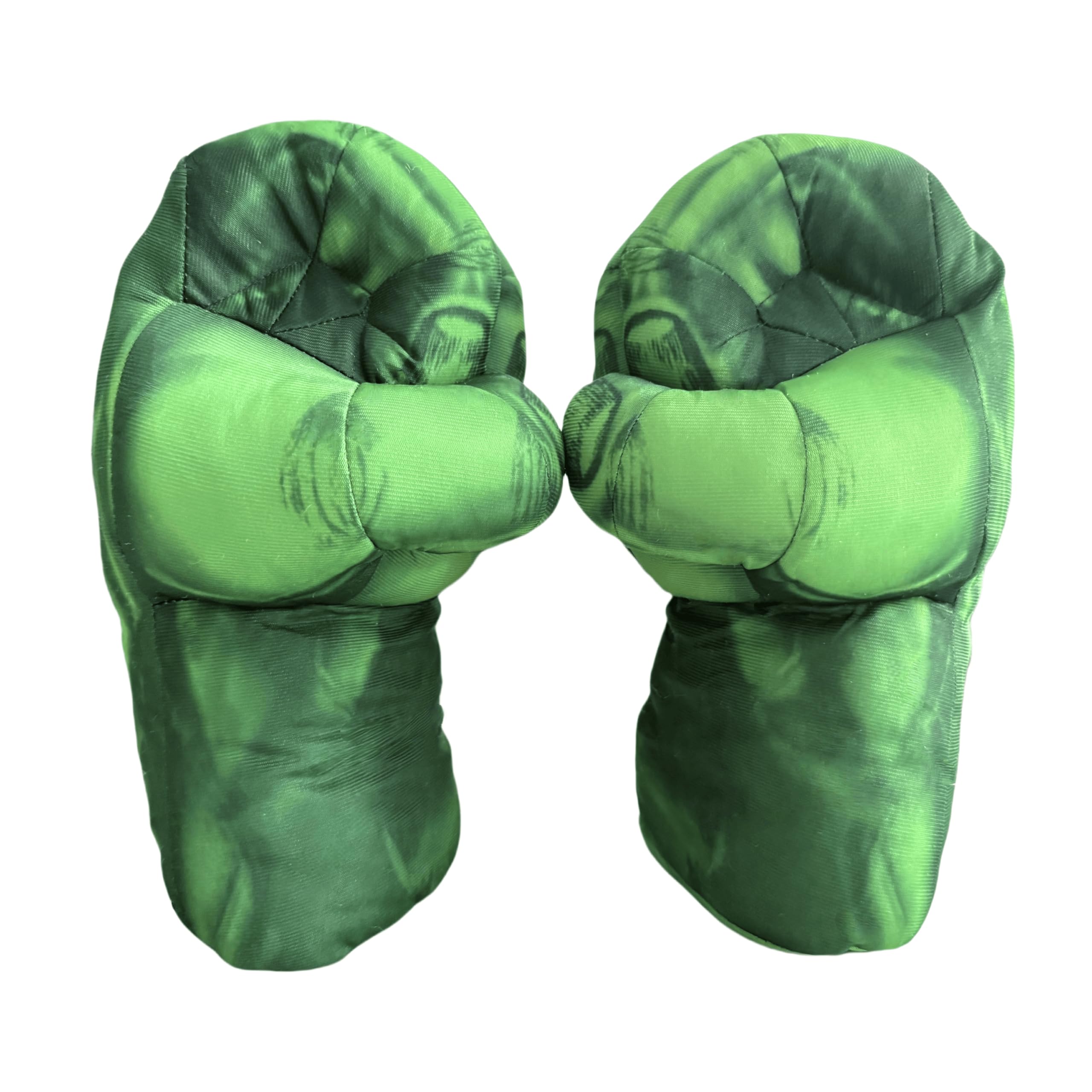 JNKODNB Supereroi, giocattoli per bambini, guantoni da boxe, mani, morbidi pugni di peluche, cosplay per ragazzi, regalo di Natale, Halloween e compleanno (verde)