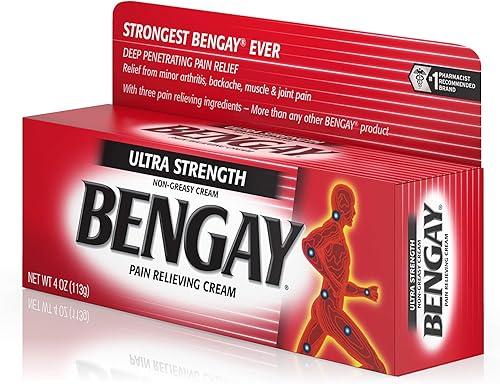 Miniatura 9 de Bengay Ultra Strength Crema de alivio del dolor analgésico tópico para artritis menor músculo articulación y dolor de espalda 4 oz 074300005362