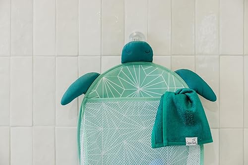 Miniatura 3 de Oceana - Organizador de juguetes de baño con ventosas de Copper Pearl soporte de juguete de baño de malla extragrande para bañera, red de