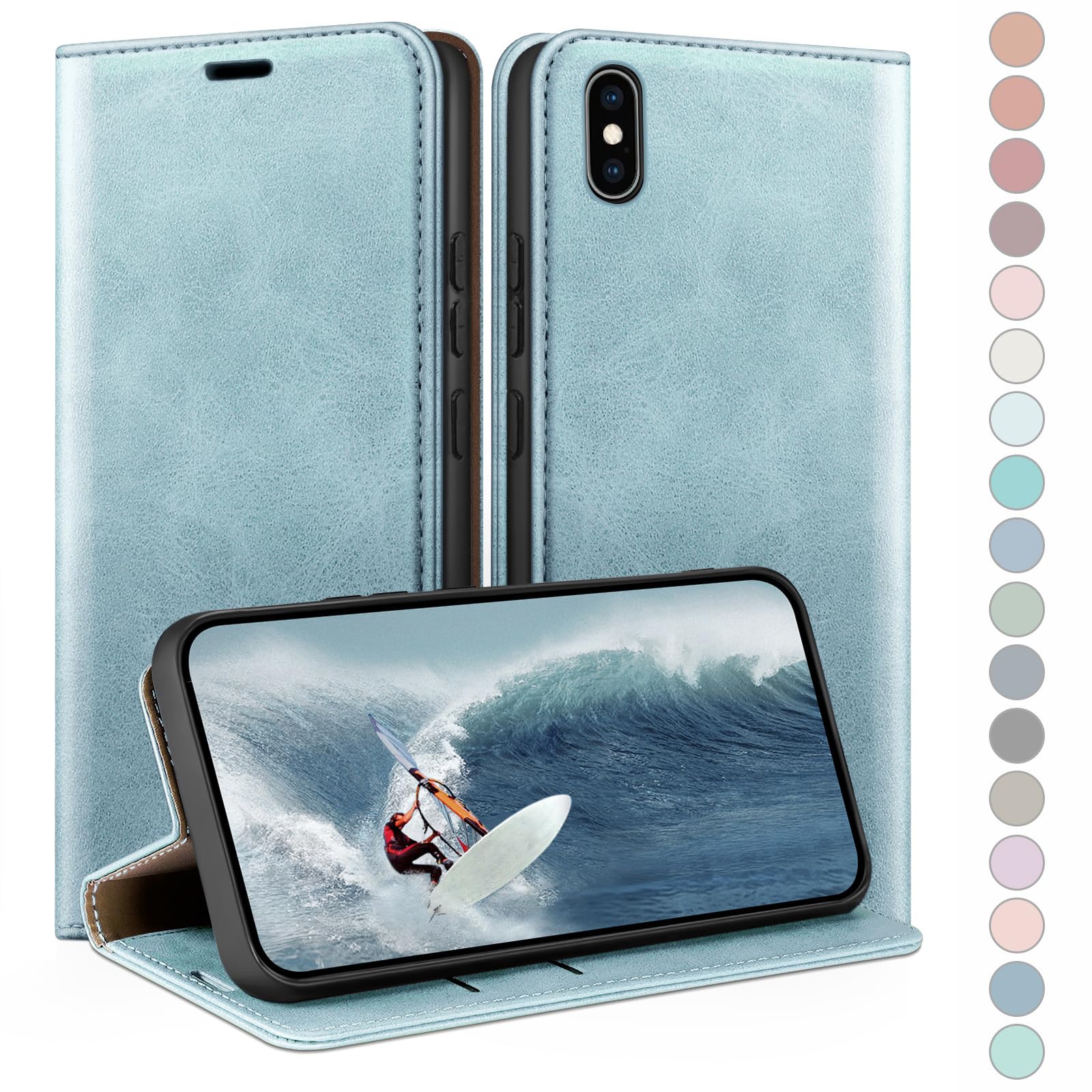 Coque iPhone X/XS à rabat pour simplifier vos déplacements urbains - 7