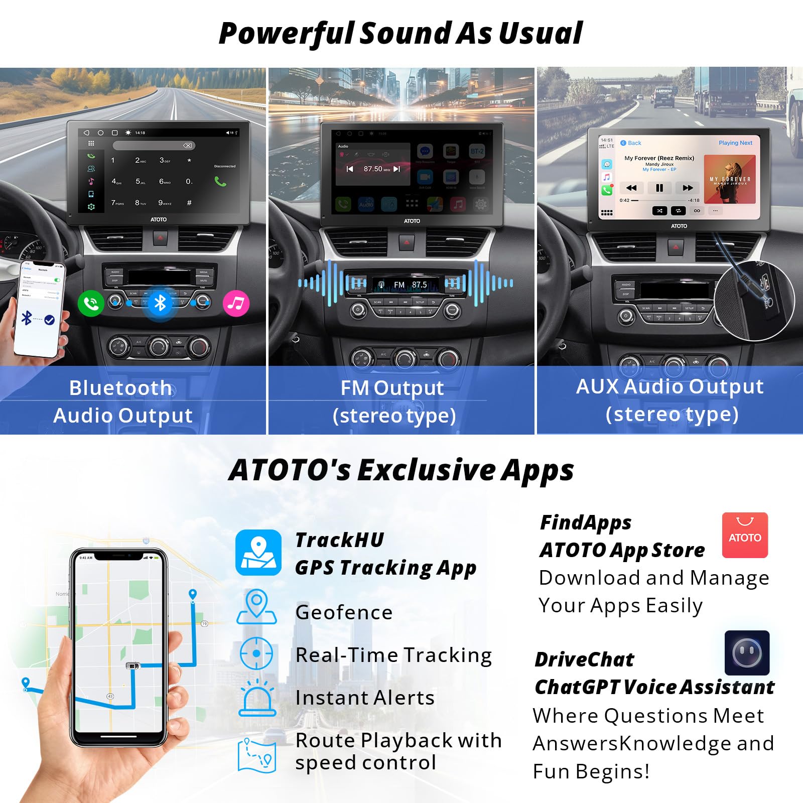 Amazon.com: ATOTO P9 4G LTE WiFi Chatgpt Wireless CarPlay 
