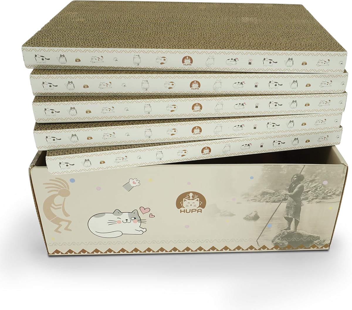 FUKUMARU 5 PCS Cat Scratching Boards