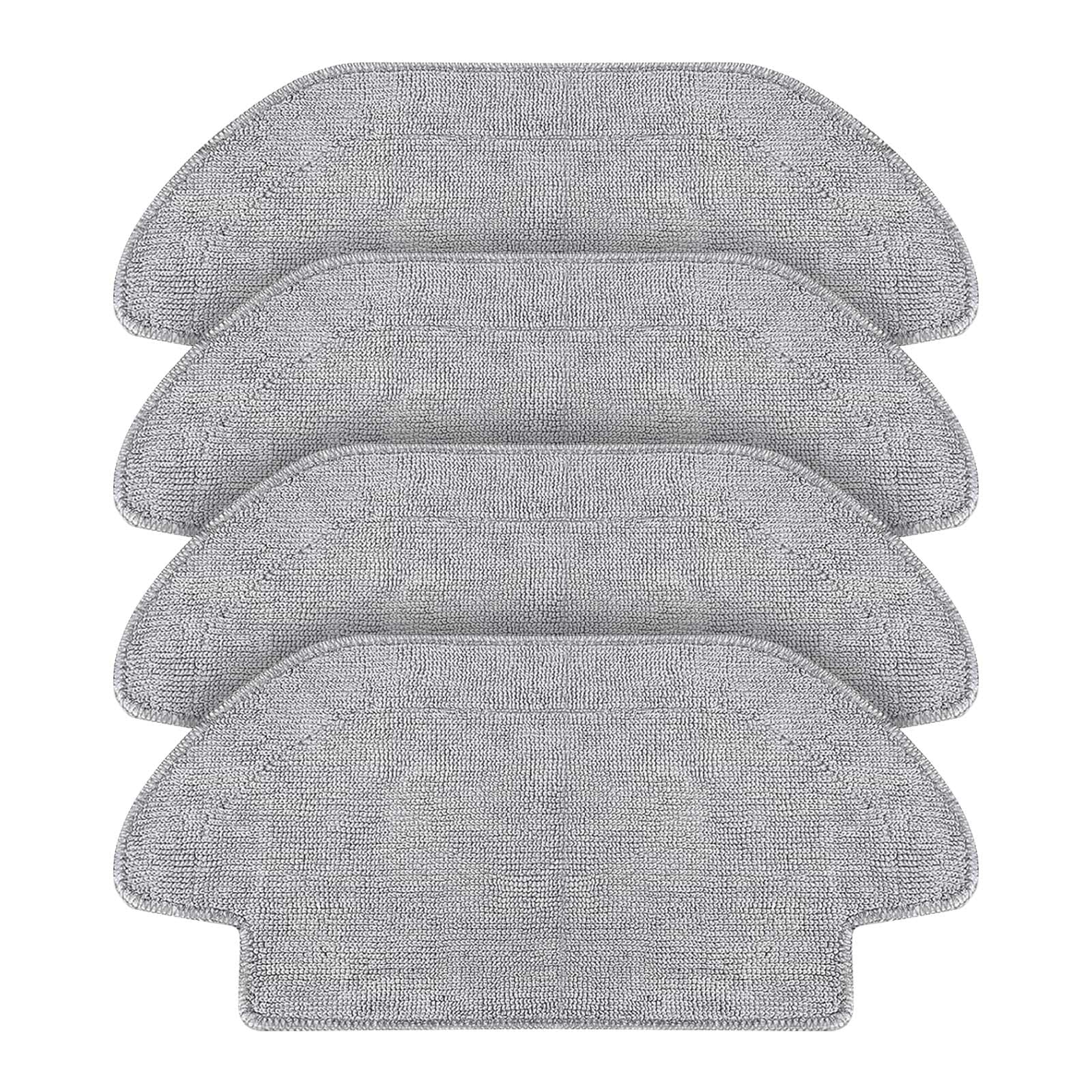 4 almohadillas de repuesto para Xiaomi S12, para Xiaomi Mi Robot Vacuum Mop 2S / Mop P/Mop Pro Robot Aspirador, lavables y reutilizables, accesorios de repuesto