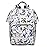 Diaper Bag Backpack, Diaper Bags for Baby Girls Boys, Baby Bags for Moms Dads, Nappy Changing Bag with Insulated Pockets,Multi-functional Waterproof Backpack with Stroller straps-Animal World White