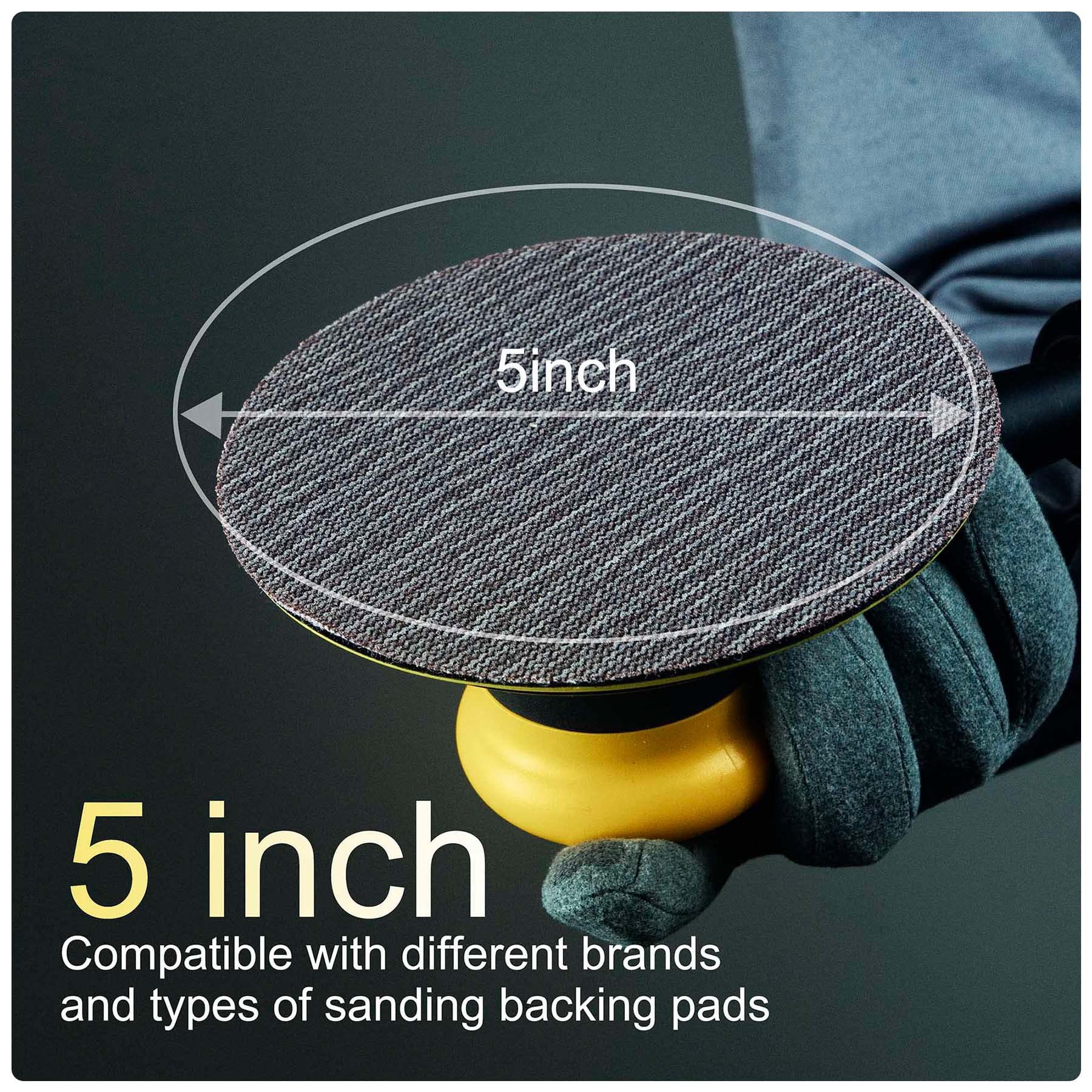 5" Sanding Mesh Discs - Dust Free & Long Lasting -3
