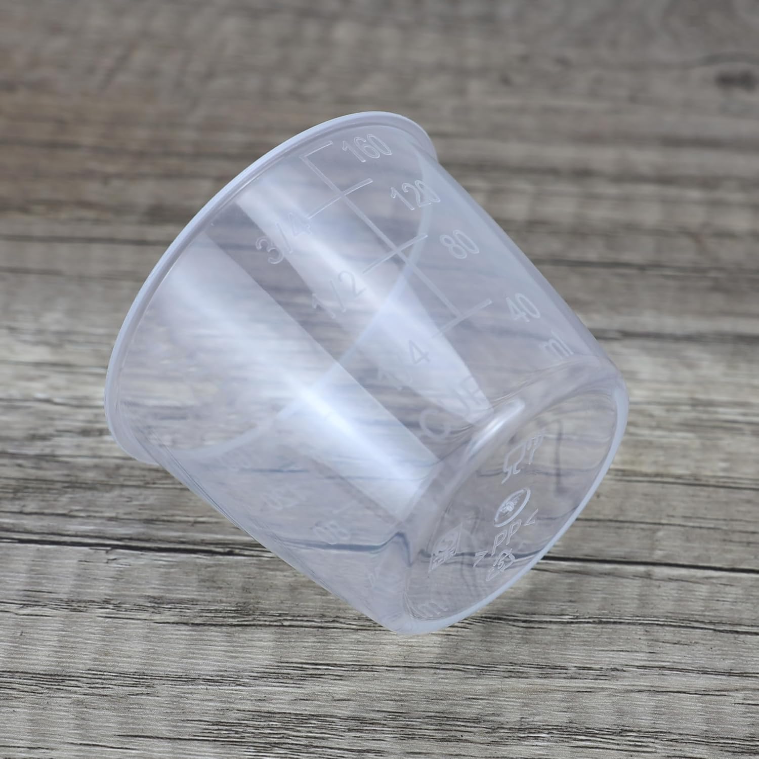 EIKS 6 Pack Rice Measuring Cups, Clear Plastic,160ml Capacity