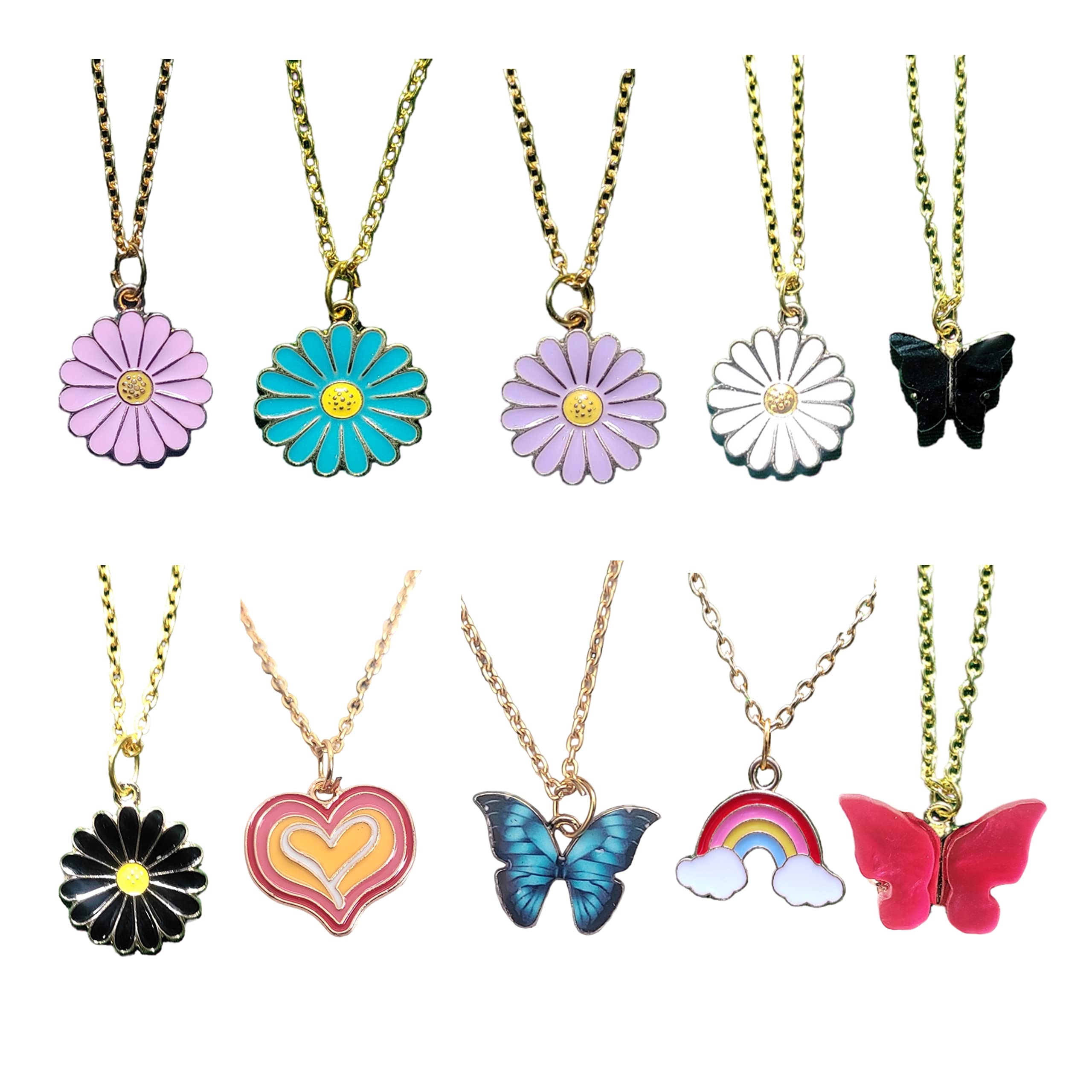 SIRANI, SET OF 10 PENDANT CHARM NECKLACE FOR WOMEN AND GIRLS | ACCESSORIES GIFT FOR WOMEN (B0C9S55368) Amazon Price History, Amazon Price Tracker