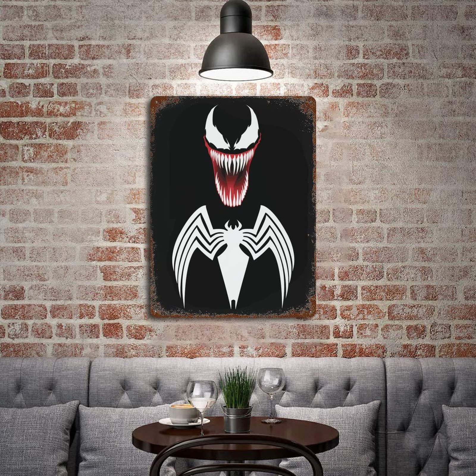 Amazon.co.jp: ブリキ看板 ヴェノム アートパネル 金属ポスター ブリキ