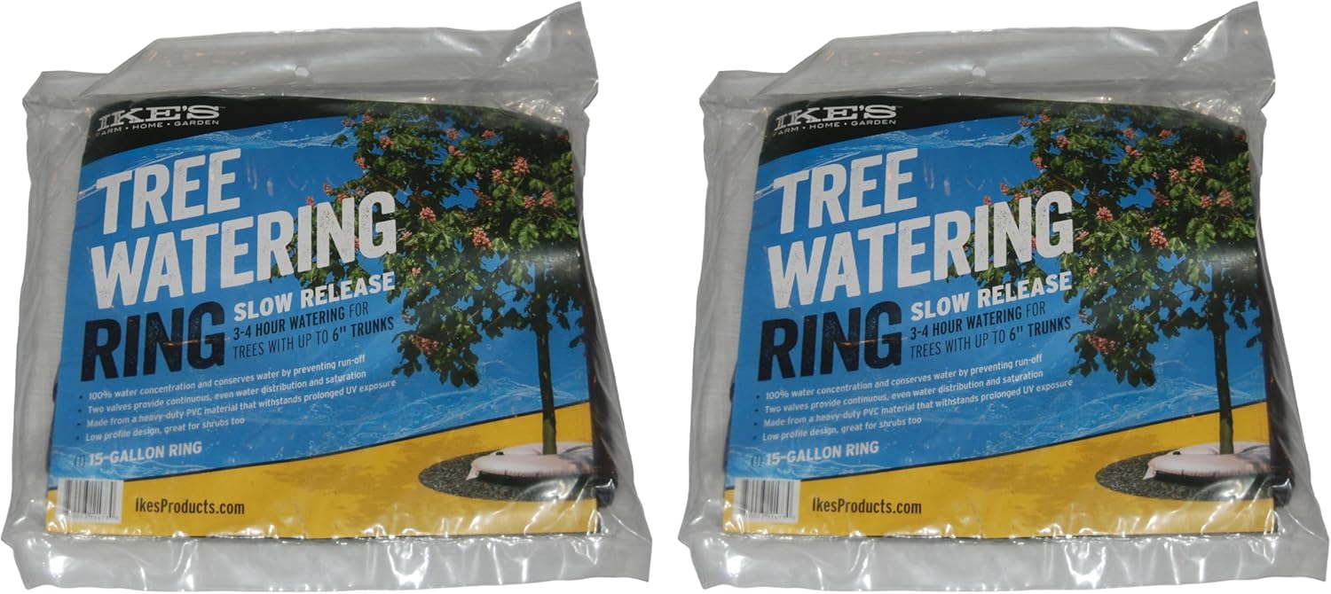 Generic Heavy Duty PVC Slow Release Tree Watering Bags, 15-Gallon, Pack of 2, Brown