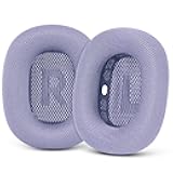 GEVO Upgraded Ear Cushions Replacement Earpads for Apple AirPods Max Headphones, Mesh Fabric Ear Pads Ear Covers Cups with Memory Foam and Magnet for AirPods Max (Purple)