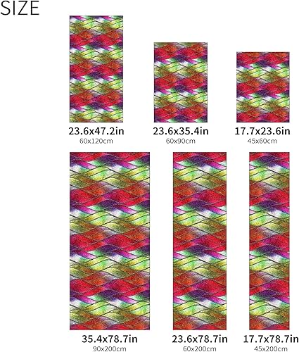 Miniatura 82 de Película decorativa de privacidad para ventana de arcoíris, película decorativa de adherencia estática para baño, oficina en casa, bloqueo UV, 17.7