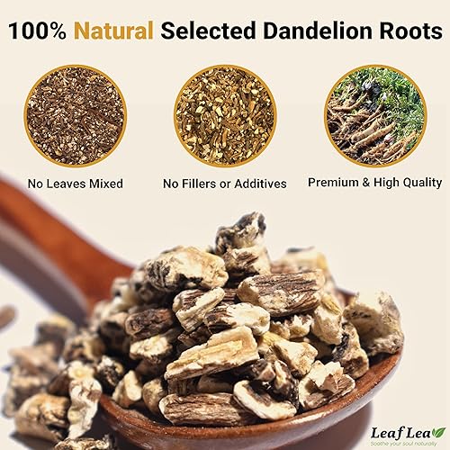 Miniatura 3 de LeafLea - Té de raíz de diente de león, mezcla natural que favorece la salud digestiva e inmunológica, sin cafeína, sin azúcar ni gluten, vegano,