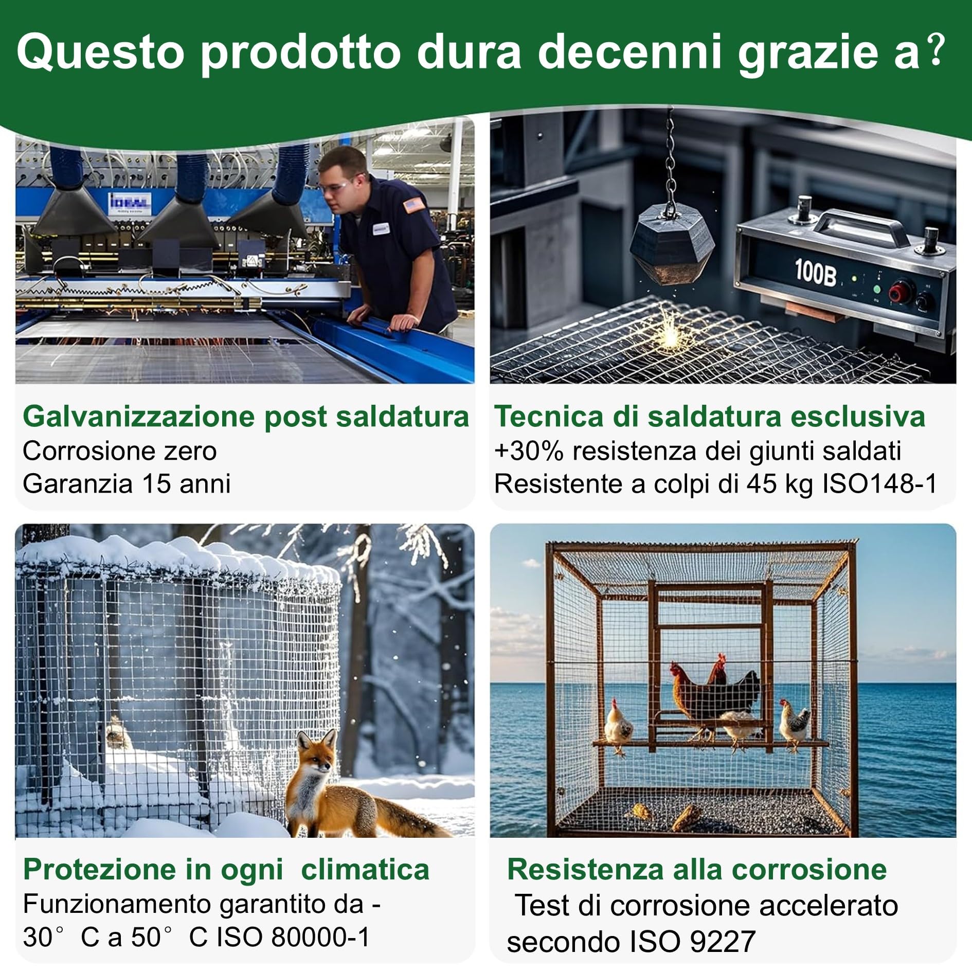 Amagabeli1M X 25M Zincato Maglia Quadrata Rete Giardino Saldatura 12,7mm a Calda Rete a Maglia Spessore 0,7mm Metallo Rete metallica Pollaio Rete metallica Saldata Gallina Chiusure VoliereDA130