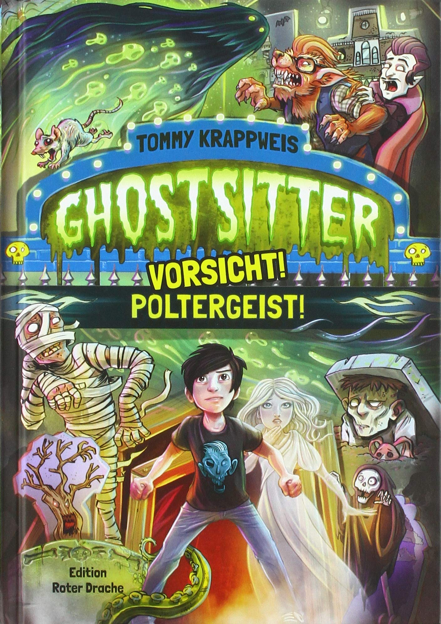 GHOSTSITTER Buchreihe – Die rasend komische All-Ager-Reihe von Tommy Krappweis