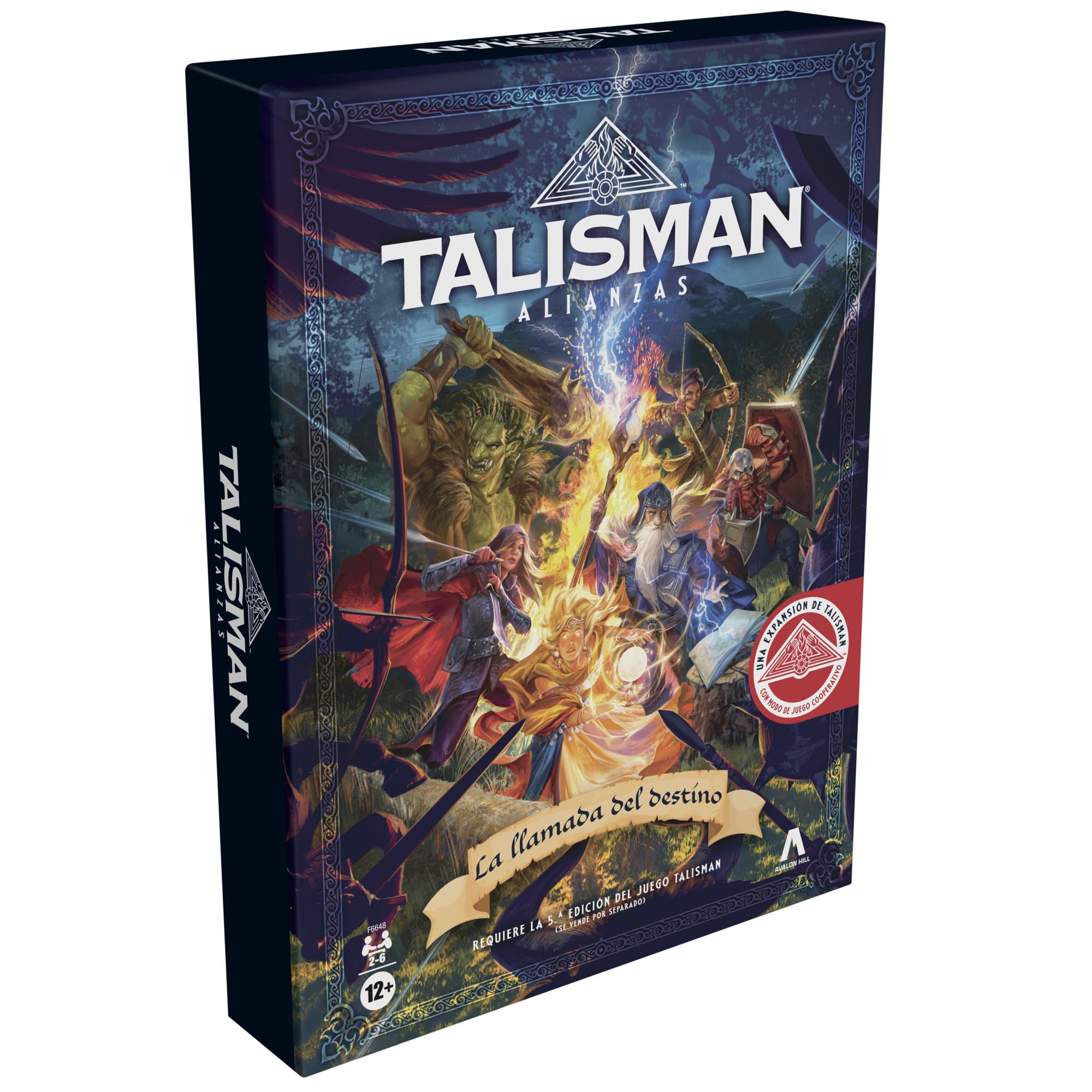 Juego de Mesa Talisman Alianzas: La Llamada del Destino, Expansión del Juego Talisman (Requiere la 5.ª edición del Juego) - Versión en español