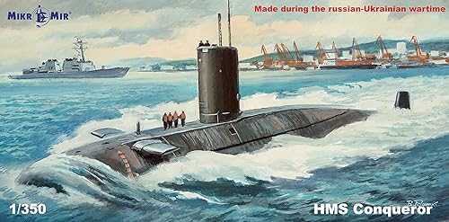 Mikro Mir 350-044 - 1350 - HMS Conqueror. Escala Kit de maquetas de plástico