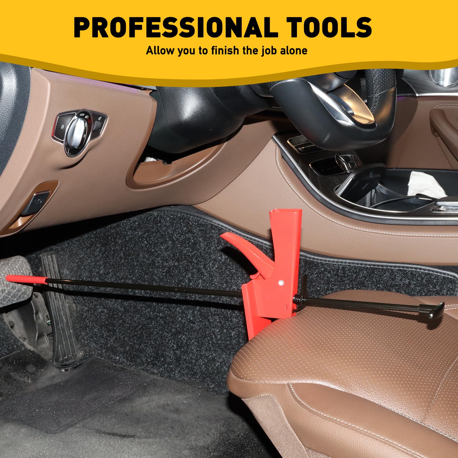 Depressore Regolabile Per Pedali Auto/camion - Per Freno, Acceleratore E Frizione, Lunghezza Fino A 71 Cm