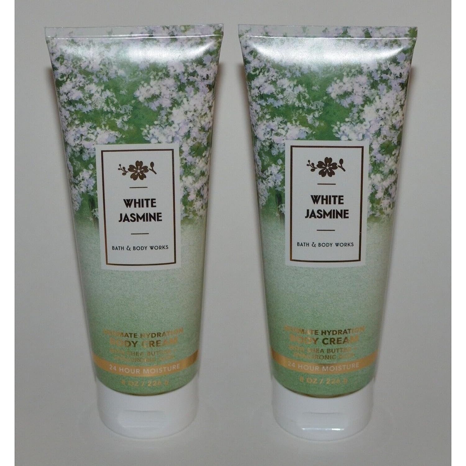 Bath & Body Works Ultimate Hydration Body Cream Pack of 2 (White Jasmine)