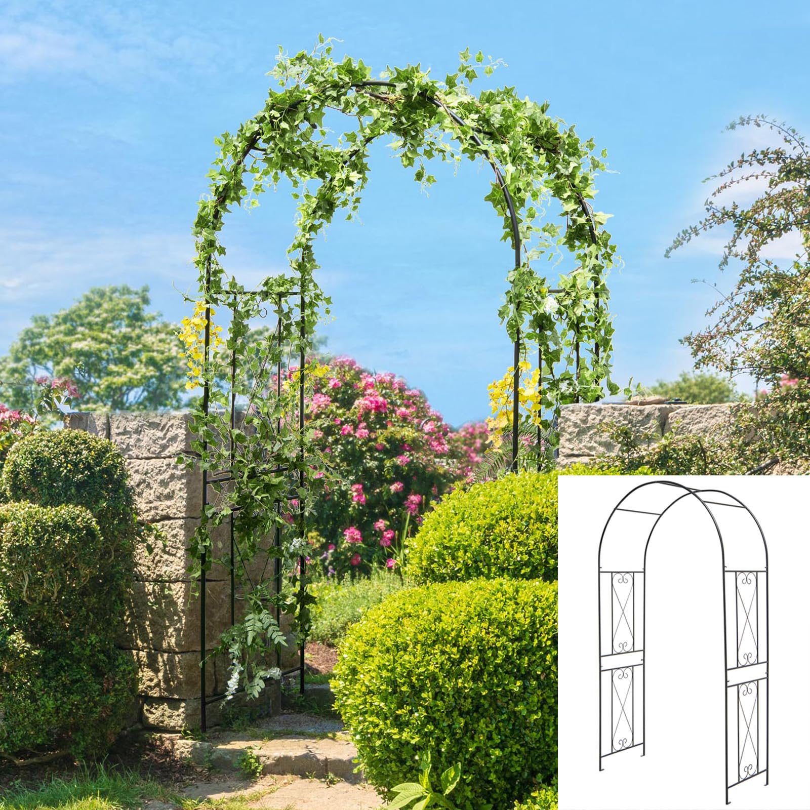Moccha 7.2 Ft Metal Arbor
